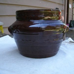 Vintage Marcrest Stoneware Bean Pot